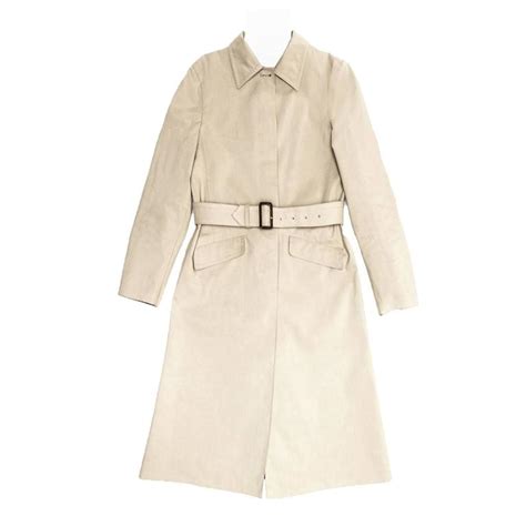 khaki PRADA Women Coats 